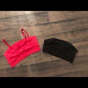 Set of 2 VS Lace Bralettes